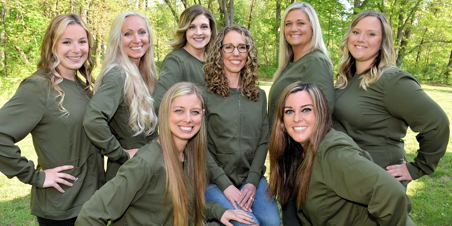 Maria McMullin, DDS with Team